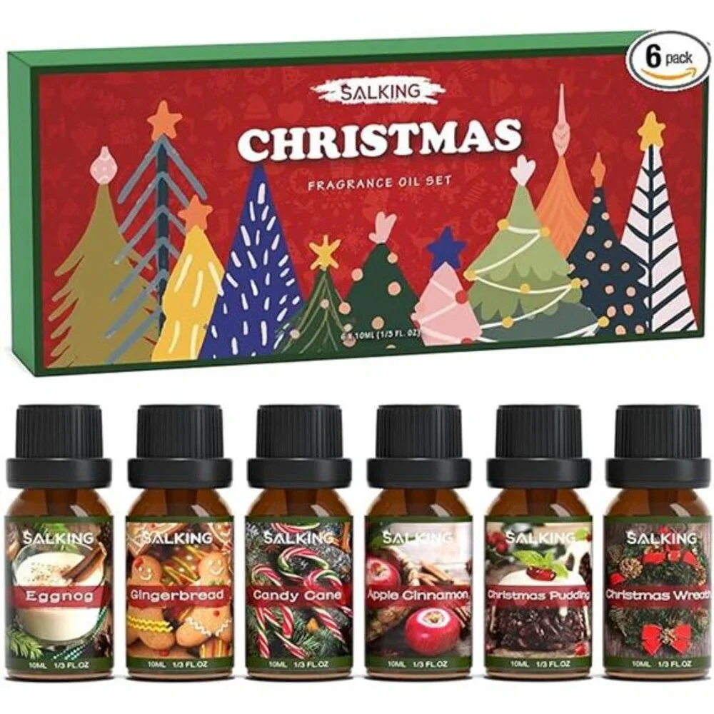 Christmas Fragrance‎ Oils Set - Essential Oils for Diffuser, Soap, Candle